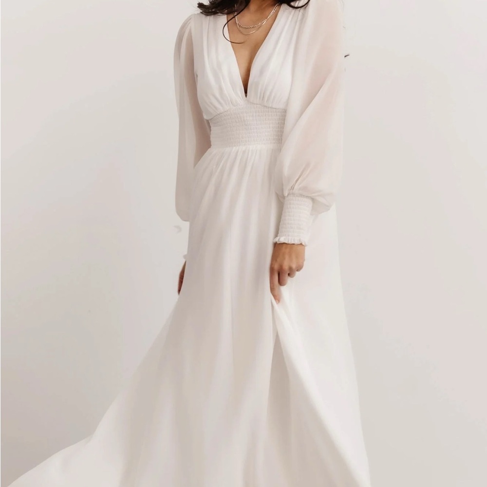 Baltic Born Olivia Maxi Dress- White - 3X